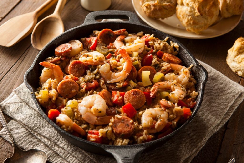 The Nissan Family Cookbook features 140 delicious recipes, like this hearty jambalaya dish.