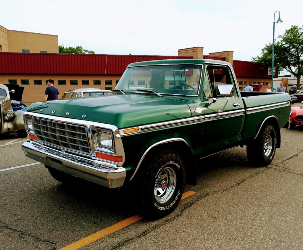 Classic Ford truck at the Allen Park Downtown Development Authority's annual car show in 2019.