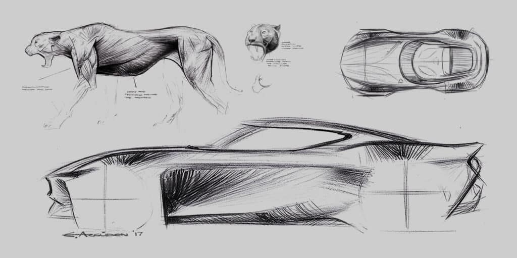 2024 Ford Mustang Design Sketches 